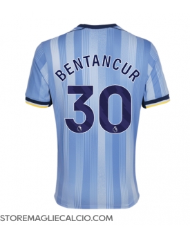 Tottenham Hotspur Rodrigo Bentancur #30 Maglia Gara Trasferta Repliche 2024-25